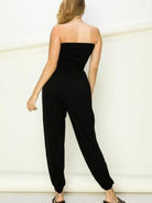 Flirty Side Slit Jumpsuit-Women's Clothing-Shop Z & Joxa