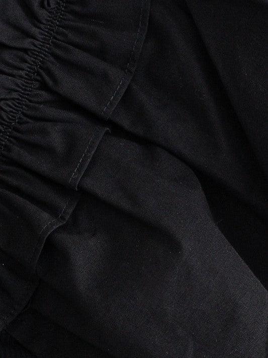 Flirty and Fabulous Ruffle Sleeve Bodysuit-Women's Clothing-Shop Z & Joxa