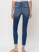 Flying Monkey Cool Cat High Rise Crop Skinny Jeans-Women's Clothing-Shop Z & Joxa