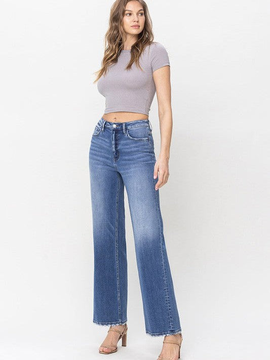 Flying Monkey Every Day is a Good Day Vintage High Waist Jeans-Women's Clothing-Shop Z & Joxa