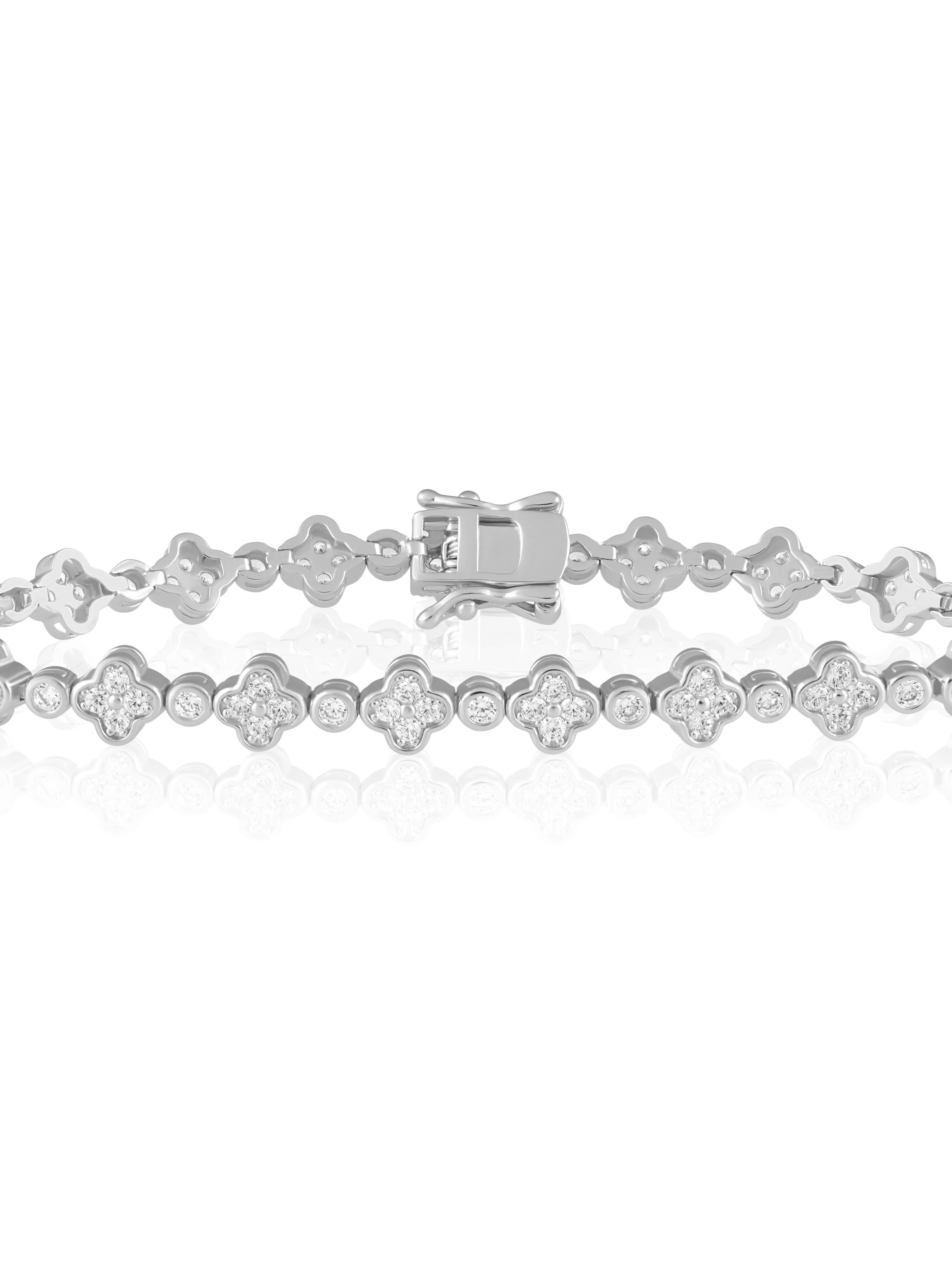 Glitz & Grace Dainty Sparkling Tennis Bracelet-Bracelet-Shop Z & Joxa