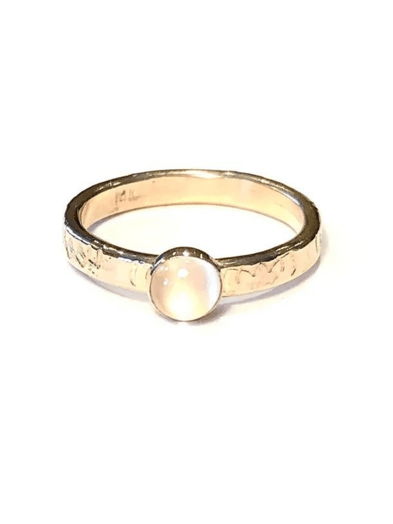 Handmade 14k Gold-Filled Moonstone Ring Set - Z & Joxa Co.