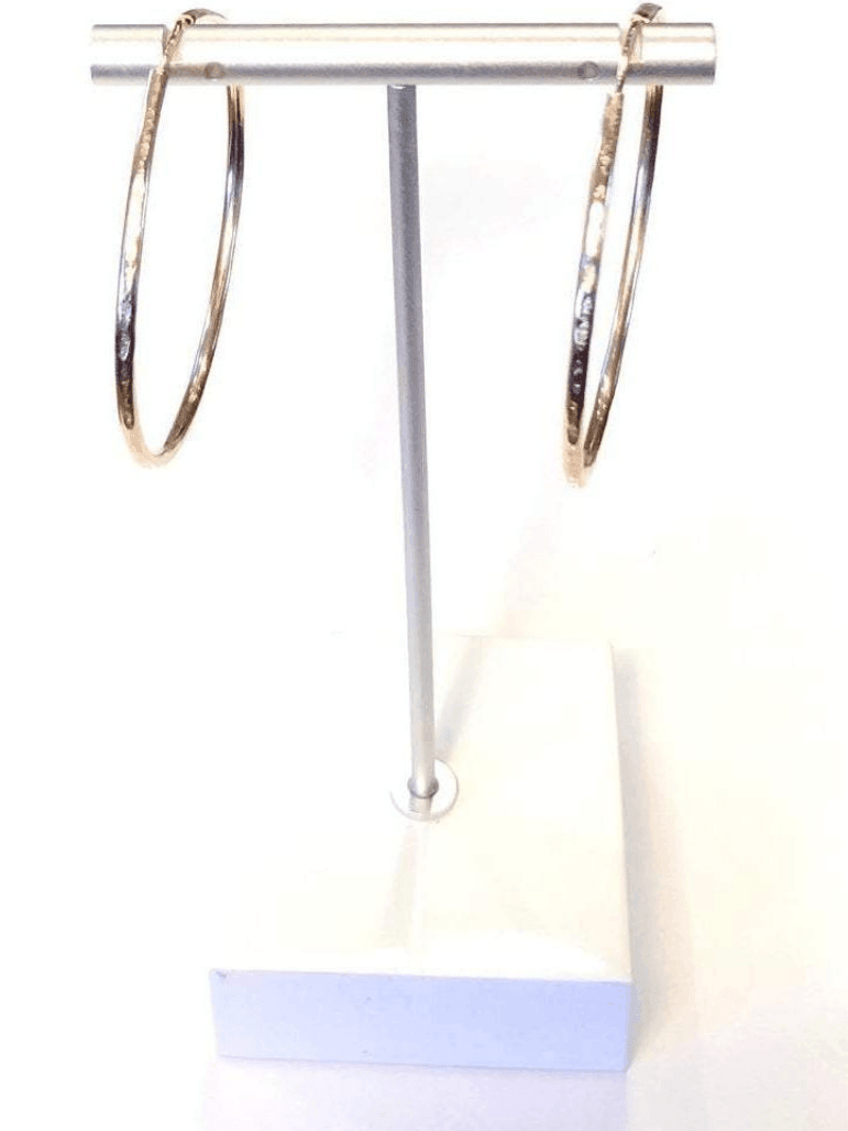 Handmade 50mm 14k Gold Filled Hoop Earrings - Z & Joxa Co.