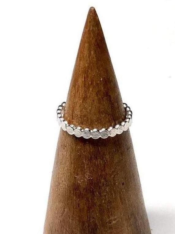 Handmade Sterling Silver Dainty Layering Ring-Women's Accessories-Shop Z & Joxa