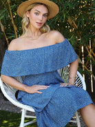 Happiness in a Dress Off-the-Shoulder Tiered Ruffle Dress-Women's Dresses-Shop Z & Joxa