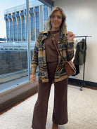 Her Sole is Fierce Animal Print Fleece Shacket-Women's Shirts & Tops-Shop Z & Joxa