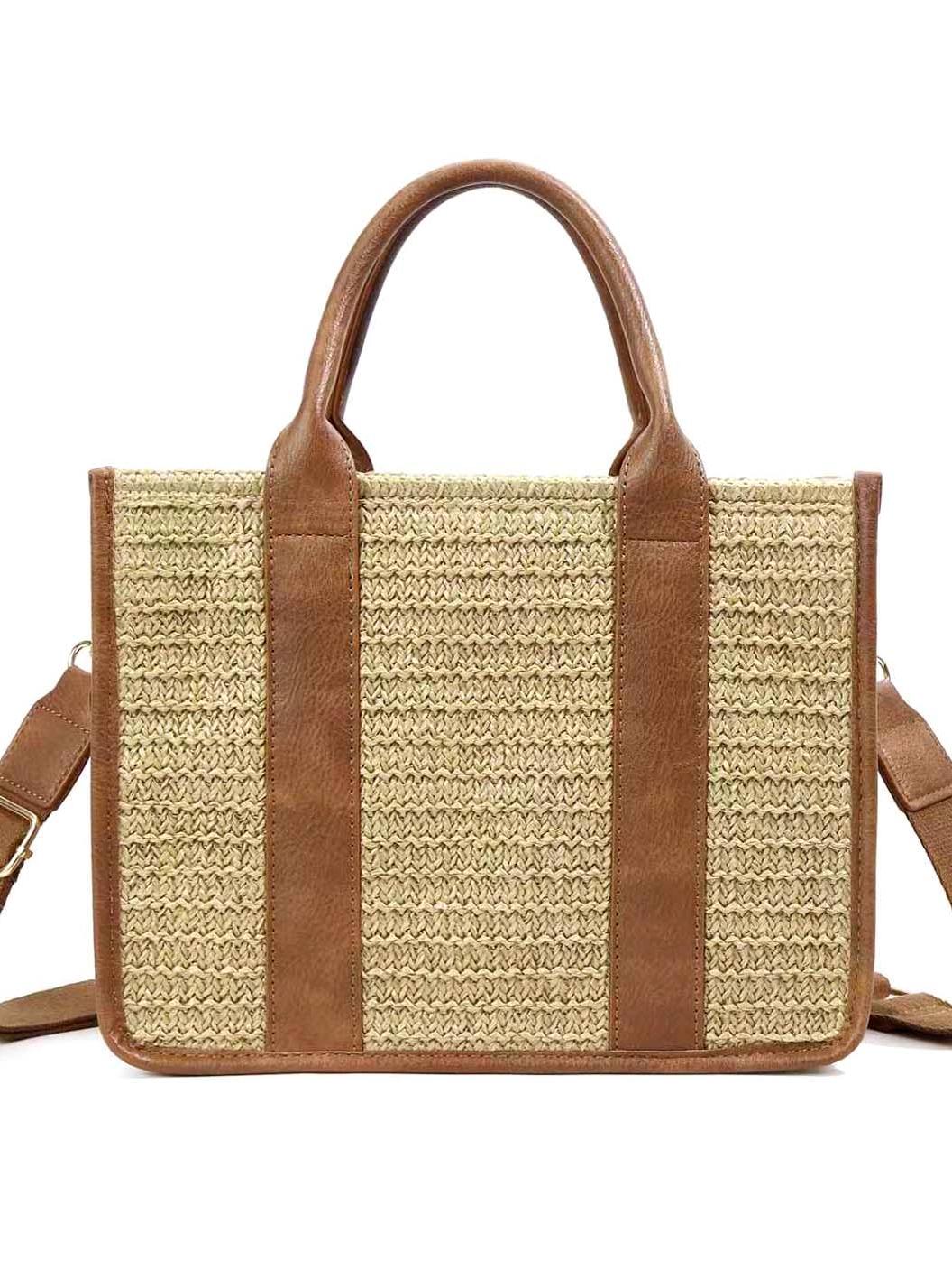 Tote Me Away Breezy Woven Straw Tote