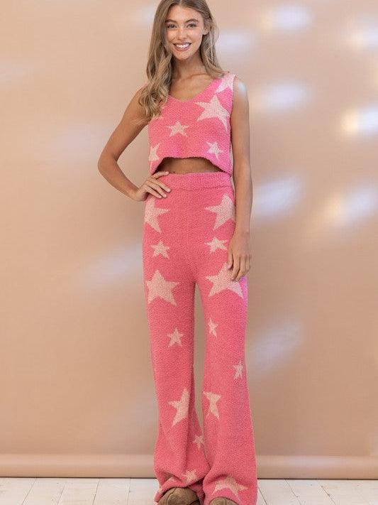 I'm the Star Soft and Cute Printed Tank and Pant Set - Z & Joxa Co.