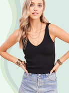 Innate Style Sleeveless V-neck Jayde Top-Women's Clothing-Shop Z & Joxa