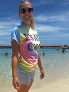 It's All Good Tie Dye Graphic Tee-Women's Clothing-Shop Z & Joxa