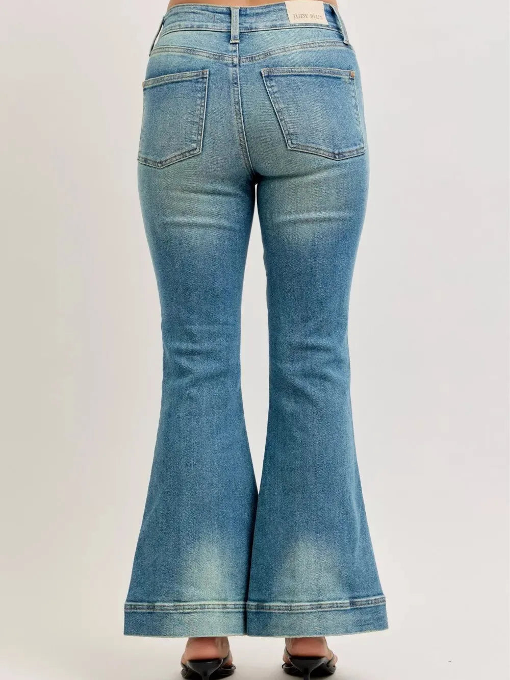 Judy Blue Back in the Groove High Waist Vintage Flare Jeans-Women's Jeans-Shop Z & Joxa