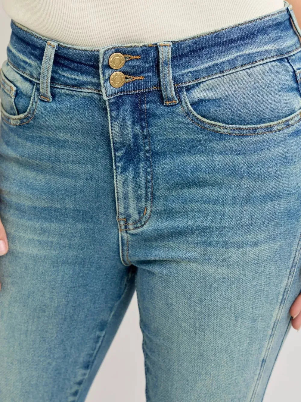 Judy Blue Back in the Groove High Waist Vintage Flare Jeans-Women's Jeans-Shop Z & Joxa