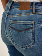Judy Blue Bandana Belle Mid Rise Jaqueline Flare Jeans-Women's Jeans-Shop Z & Joxa