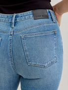 Judy Blue Blue Crush Mid Rise Slim Bootcut Release Hem Jeans-Women's Jeans-Shop Z & Joxa