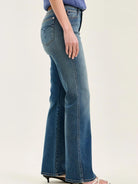 Judy Blue Boots & All Mid Rise Alex Bootcut Jeans-Women's Jeans-Shop Z & Joxa