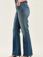 Judy Blue Boots & All Mid Rise Alex Bootcut Jeans-Women's Jeans-Shop Z & Joxa