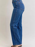 Judy Blue Classic Confidence Highrise Tummy Control Straight Jeans-Women's Jeans-Shop Z & Joxa