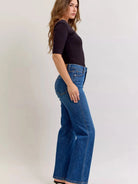 Judy Blue Classic Confidence Highrise Tummy Control Straight Jeans-Women's Jeans-Shop Z & Joxa