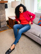 Judy Blue Cozy Curve Stone Washed Thermal Skinny Jeans-Women's Jeans-Shop Z & Joxa