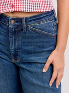 Judy Blue Dark Horizon High Rise Bermuda Denim Shorts-Women's Shorts-Shop Z & Joxa