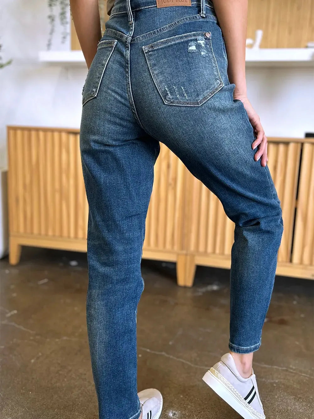 Judy Blue Feel Good Tummy Control Highrise Slimstretch Jeans-Women's Jeans-Shop Z & Joxa