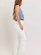 Judy Blue Flare & Flair High-Rise Tummy Control Flare Jeans-Women's Jeans-Shop Z & Joxa