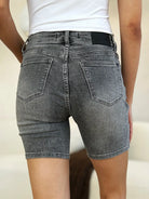 Judy Blue High Tide High Waist Washed Denim Shorts-Women's Jeans-Shop Z & Joxa