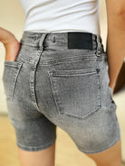 Judy Blue High Tide High Waist Washed Denim Shorts-Women's Jeans-Shop Z & Joxa