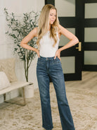 Judy Blue Jean Queen Highrise Bootcut Jean with Welt Pockets-Women's Jeans-Shop Z & Joxa