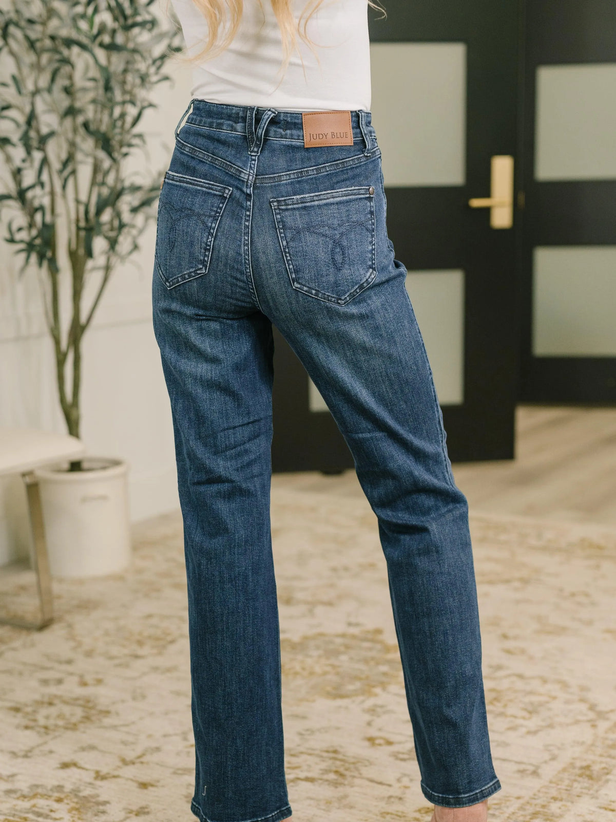 Judy Blue Jean Queen Highrise Bootcut Jean with Welt Pockets-Women's Jeans-Shop Z & Joxa