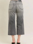 Judy Blue Keep It Cool Wide Leg High Rise Crop Jeans-Women's Jeans-Shop Z & Joxa