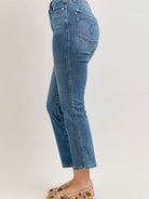 Judy Blue Kickin' It Highrise Vintage Kick Flare Jeans-Women's Jeans-Shop Z & Joxa
