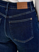 Judy Blue Midnight Muse High Rise Wide-Leg Dark Wash Jeans-Women's Jeans-Shop Z & Joxa