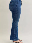 Judy Blue Moonlight Glide Midrise Welt Pocket Bootcut Jeans-Women's Jeans-Shop Z & Joxa