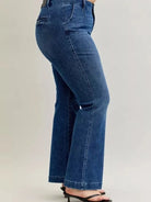 Judy Blue Moonlight Glide Midrise Welt Pocket Bootcut Jeans-Women's Jeans-Shop Z & Joxa