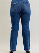 Judy Blue Moonlight Glide Midrise Welt Pocket Bootcut Jeans-Women's Jeans-Shop Z & Joxa