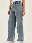Judy Blue Off Duty High Rise Wilhelmina Vintage Baggy Jeans-Women's Jeans-Shop Z & Joxa