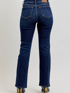 Judy Blue Petite & Powerful Mid Rise Dark Wash Classic Bootcut Jeans-Women's Jeans-Shop Z & Joxa