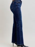 Judy Blue Petite & Powerful Mid Rise Dark Wash Classic Bootcut Jeans-Women's Jeans-Shop Z & Joxa