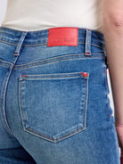 Judy Blue Plaid Perfection Plaid Cuff Straight Leg Jeans-Jeans-Shop Z & Joxa