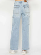 Judy Blue Pocket Full of Charm High Rise Straight Cargo Jeans-Women's Jeans-Shop Z & Joxa