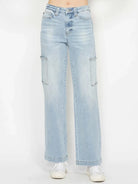 Judy Blue Pocket Full of Charm High Rise Straight Cargo Jeans-Women's Jeans-Shop Z & Joxa