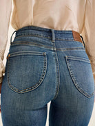 Judy Blue Retro Revival Double Button Tummy Control Flare Jeans-Women's Jeans-Shop Z & Joxa