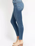 Judy Blue Skyline Chic Highrise Button Fly Skinny Jeans-Women's Jeans-Shop Z & Joxa