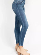 Judy Blue Skyline Chic Highrise Button Fly Skinny Jeans-Women's Jeans-Shop Z & Joxa
