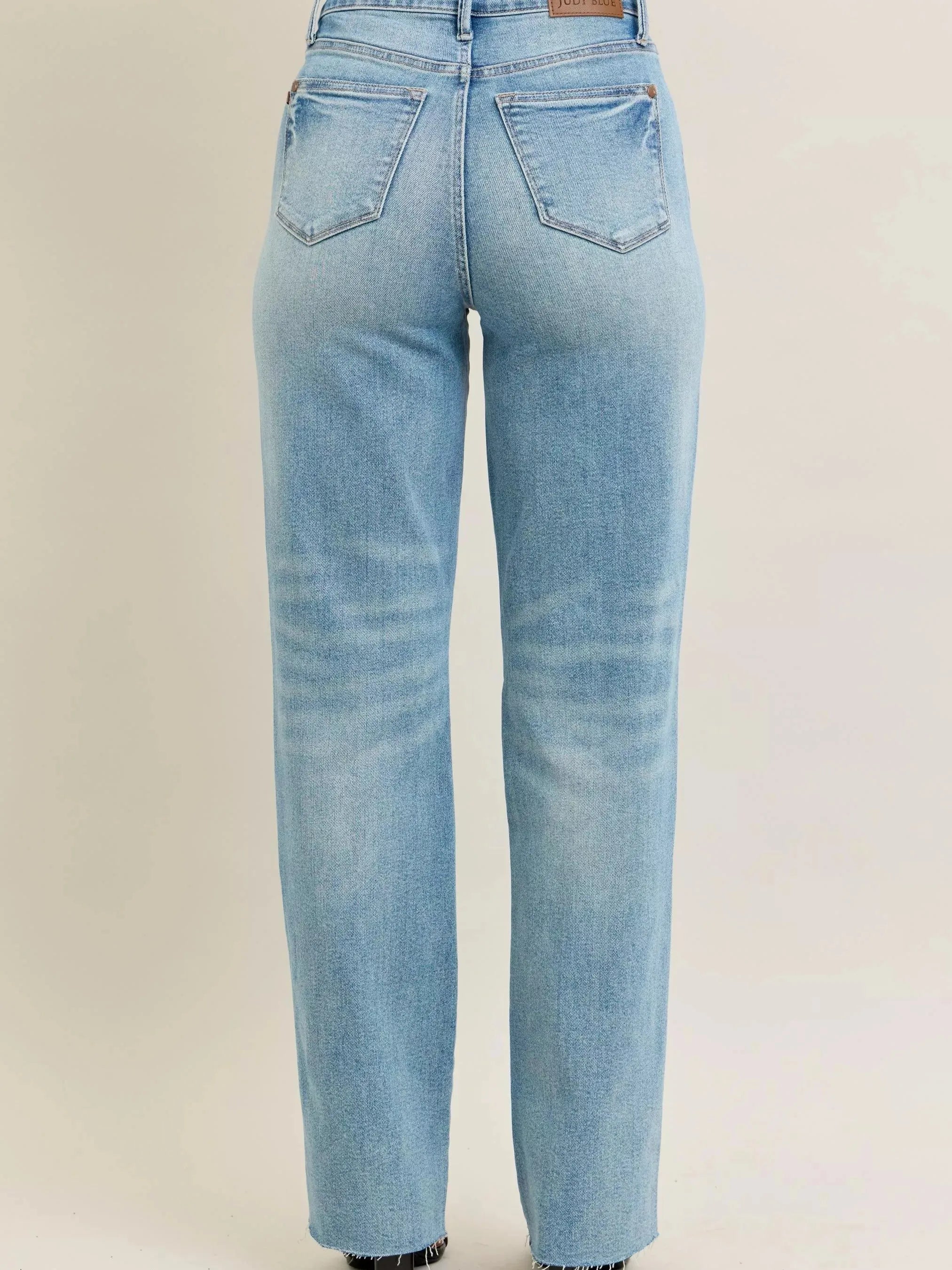 Judy Blue Starry Stone High Rise Star Shaped Destroyed Jeans-Women's Jeans-Shop Z & Joxa