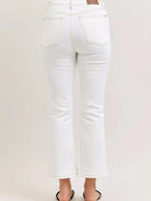 Judy Blue Stitch & Switch Contrast Stitching Crop Flare Jeans-Women's Jeans-Shop Z & Joxa