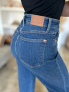 Judy Blue Stone Chic High Rise Straight Cut Jeans-Women's Jeans-Shop Z & Joxa