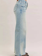 Judy Blue Straight Talk High Waist Column Straight Jeans-Women's Jeans-Shop Z & Joxa