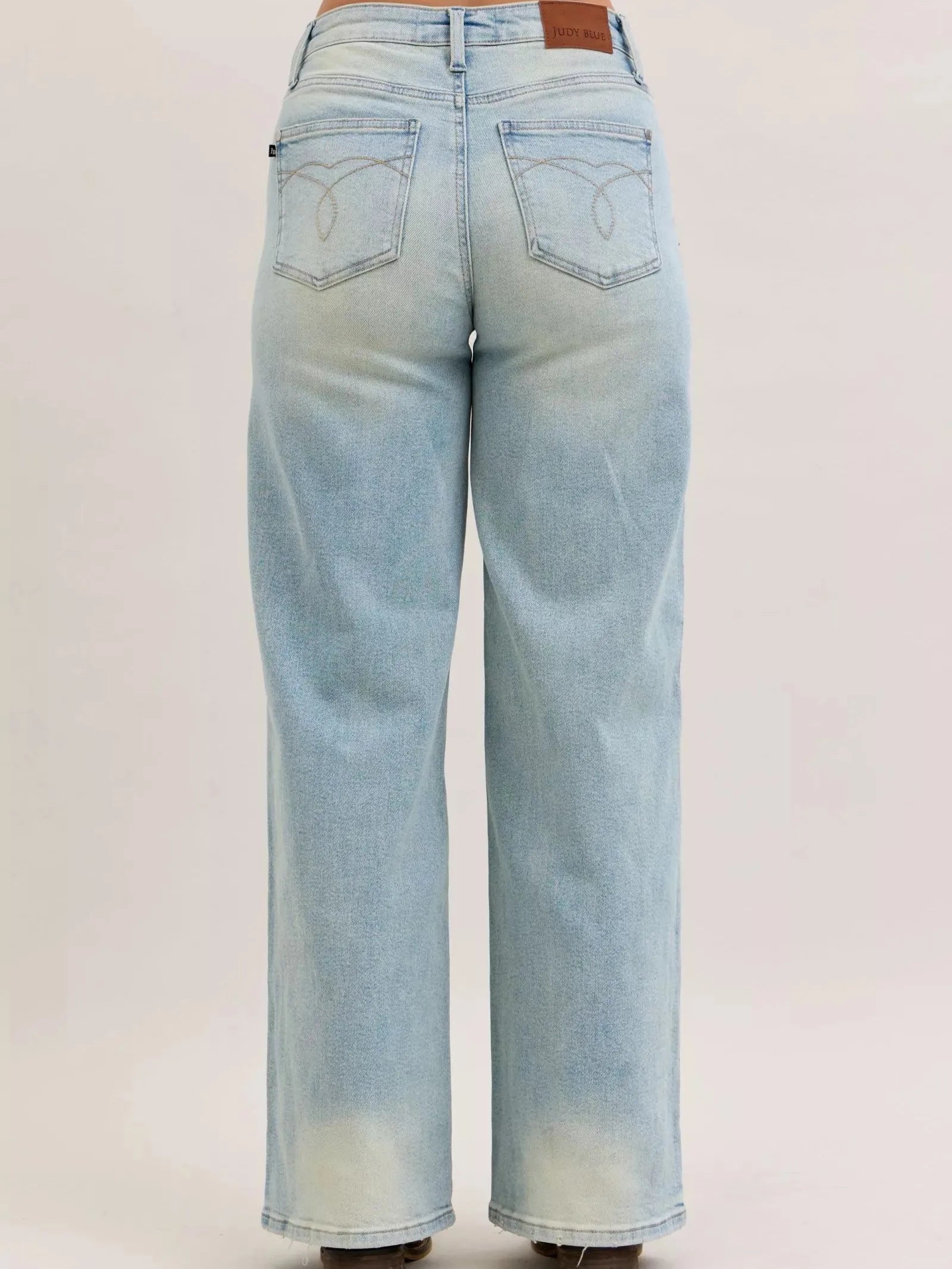 Judy Blue Straight Talk High Waist Column Straight Jeans-Women's Jeans-Shop Z & Joxa